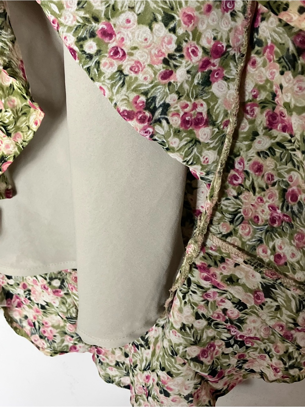 Vintage 90s Y2K Karen Kane Multicolor Floral Midi Skirt XL - Picture 4 of 7